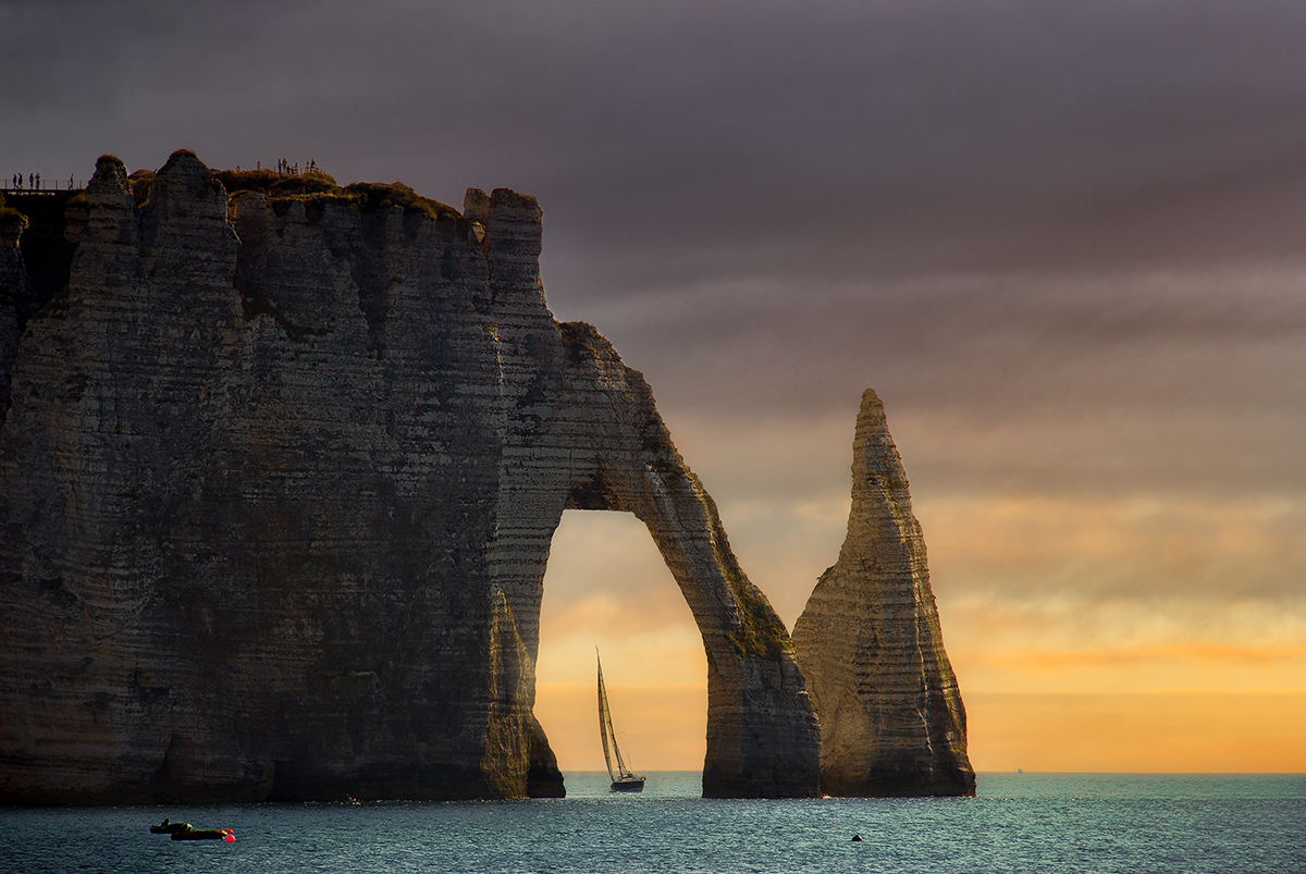 Francia Normandía Etretat El arco