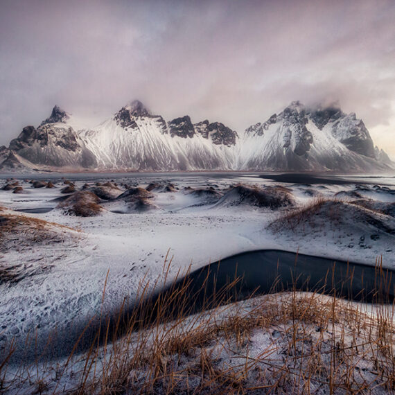 Islandia Stokksnes Amanecer