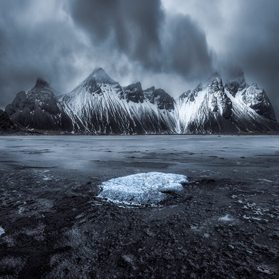 Islandia Stokksnes Hielo glaciar